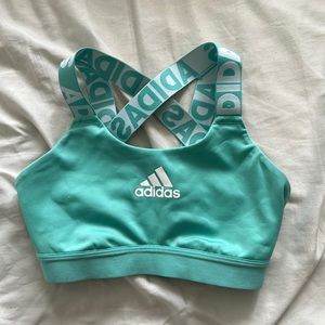 Womens adidas sports bra, size S, never worn